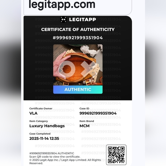 MCM Brown and Black Satchel - Picture 14 of 15